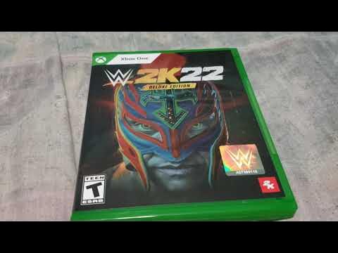 WWE 2K22 Deluxe Edition Unboxing With Pre-Order Bonuses, SteelBook, And