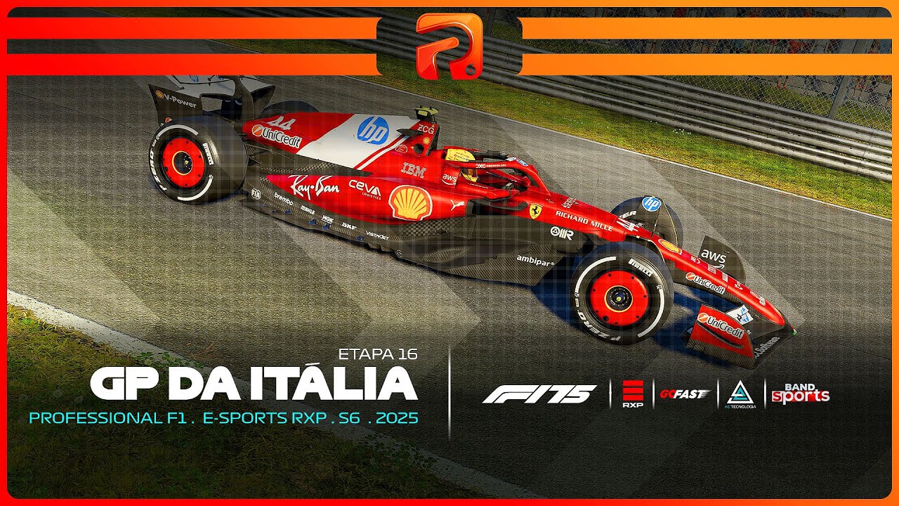 GP da ITÁLIA . Professional F1 e-Sports RXP . S6 . Etapa 16 . 2025