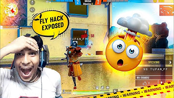 Fly Hack Exposed😱 Big YouTuber 🤬 Challenge Me For 1 Vs 4 Danger Squad 🤬