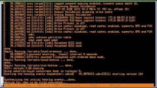 Debian booting on a sun Netra T1 105 server