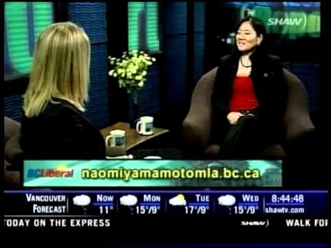 Shaw TV's Constituency Report with BC Liberal MLA, Naomi Yamamoto, Minister of Advanced Education. Aired May 22, 2011