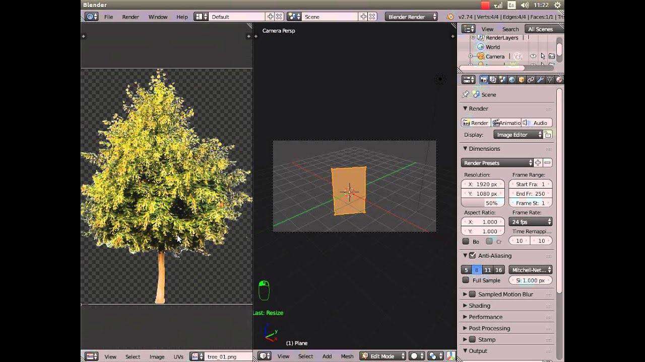 yafaray alpha_tex example