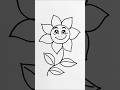 Smiling flower drawing #draw_with_ankan #drawing #howtodraw