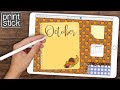 October DIGITAL PLAN WITH ME | GoodNotes Tutorial