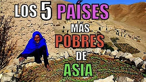 ¿Qué país es pobre en Asia?