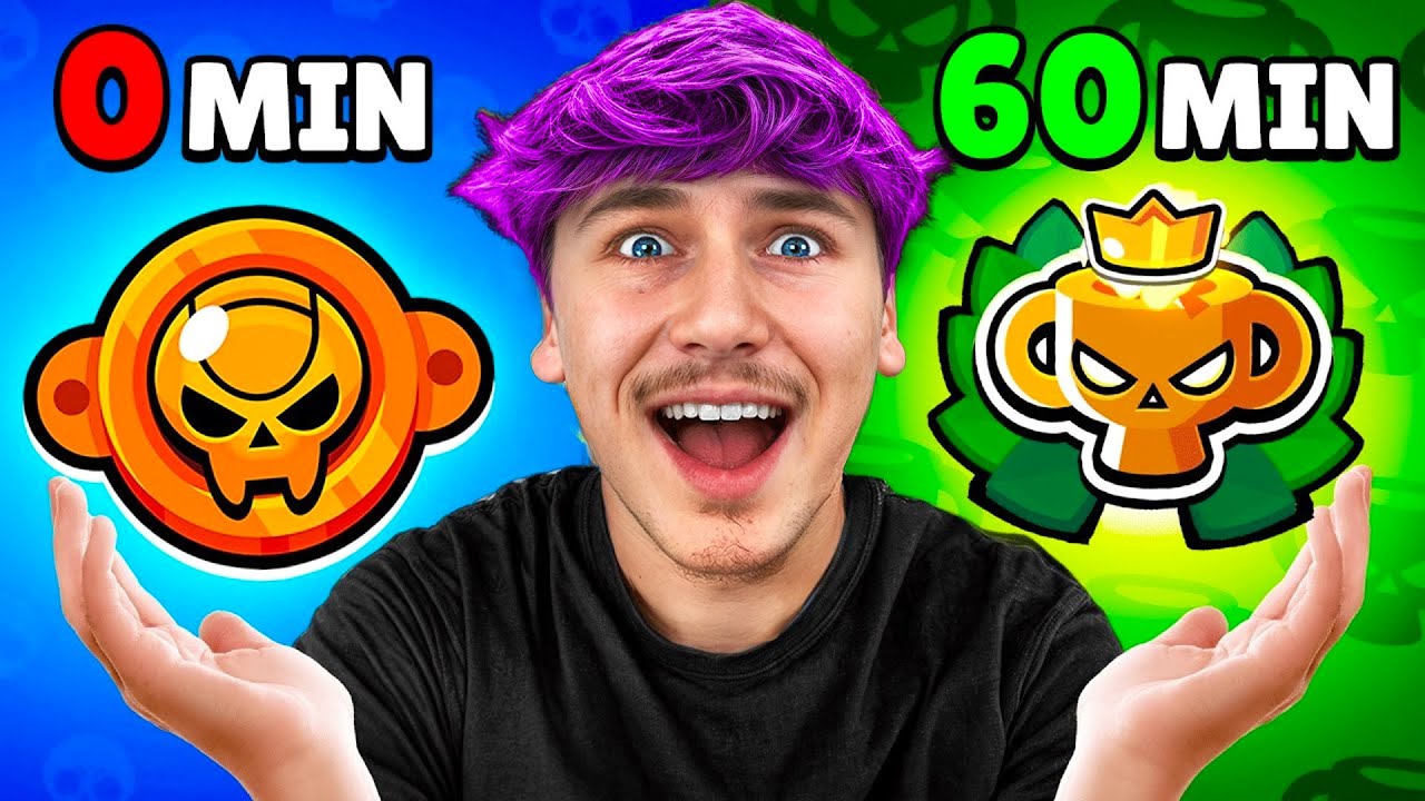 JE TRYHARD 1 HEURE LA CLASSÉ DE BRAWL STARS !! (Rage)