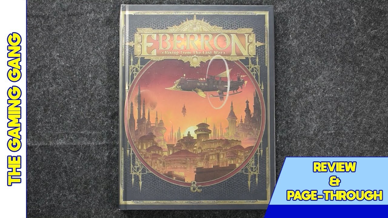 Dungeons And Dragons Eberron Rising From The Last War First Look And Page Through Youtube