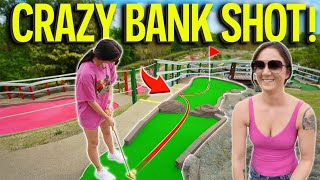 We get an Epic Hole In One at this Awesome Topgolf Mini Golf Course!