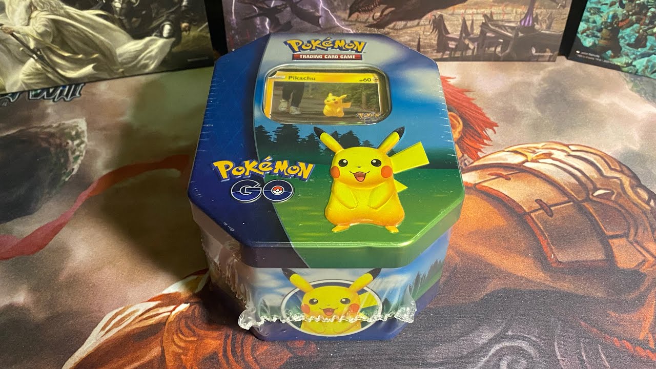 pikachu pokemon card tin Pokmon TCG: V Powers [Pikachu V] (International Version) Eevee or Pikachu Pokemon GO Tin [Pikachu] 