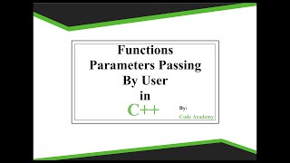 22# User Pass the value as Parameter to Function by Code Academy in Urdu / Hindi