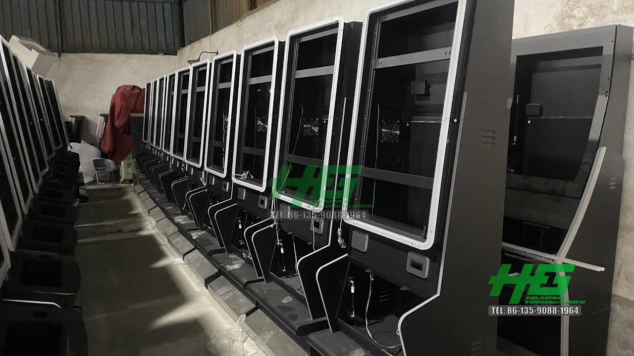 Factory Live 32 Inch,43 Inch Vertical & Curved Touch Screen Video Casino Slot Machine,Slot Cabinets