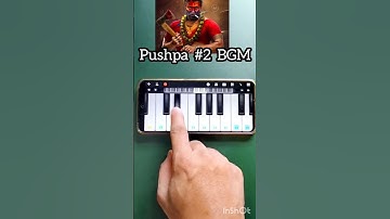 Pushpa 2 Thrilling BGM |Easy piano tutorial|#Mobilepiano