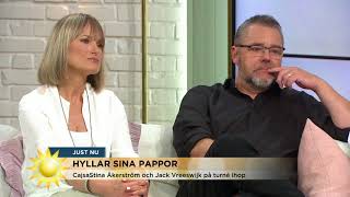 Video thumbnail of "CajsaStina Åkerström: "Jag var livrädd för min pappa" - Nyhetsmorgon (TV4)"