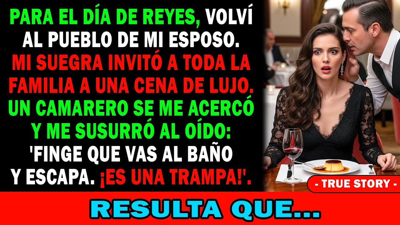 En Reyes👑 Mi Suegra Dio Una Cena De Lujo🍽️ Un Camarero Susurró😱 