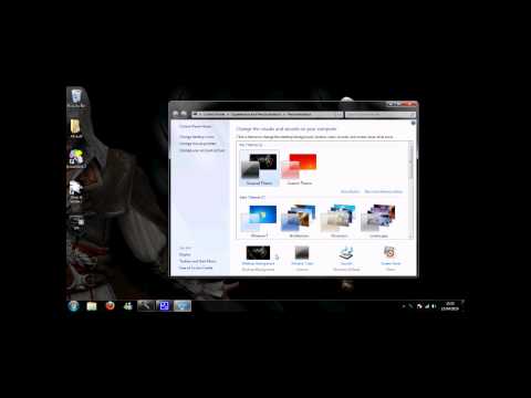 How To Change Your Task Bar To Black w/ Commentary - Windows 7