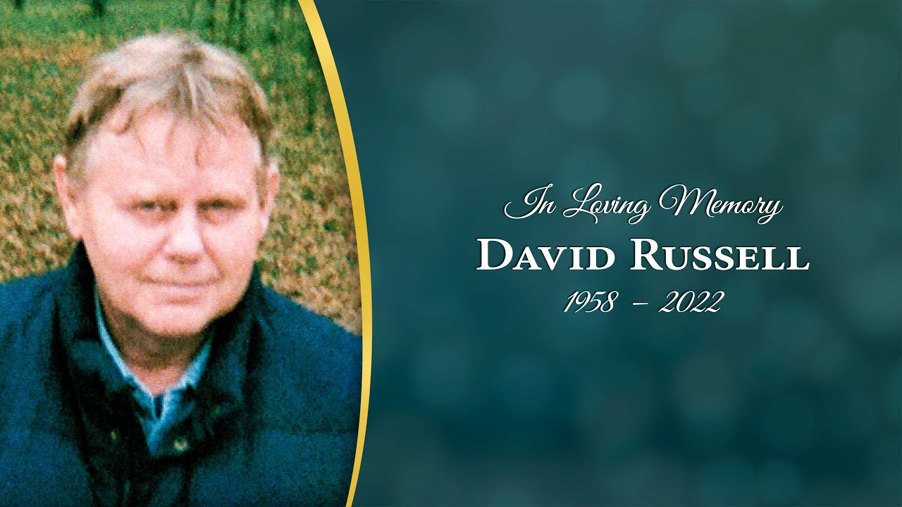 David Robert Russell Funeral Service - YouTube
