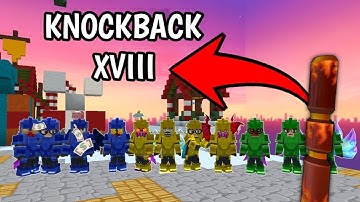 15 Block Knockback Vs 12 Professional Bedwars Players