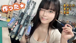 Plastic model building Tutorial! Super Dimension Fortress Macross【Umi Shinonome】