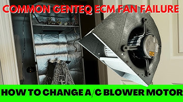 How to Replace Carrier A/C ECM Fan Motor | Troubleshooting Blower Fan
