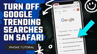 How to turn off Trending Searches on Safari Browser on iPhone