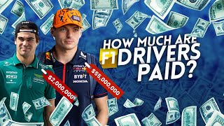 How much are F1 drivers paid?