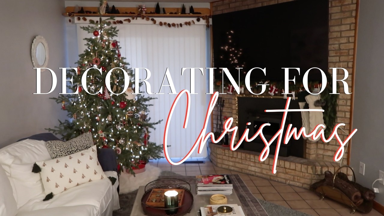 DECORATING FOR CHRISTMAS Decorate for Christmas with Me YouTube