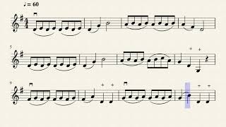 String Builder Book 2 (Violin) , 59. The Mountain Stream
