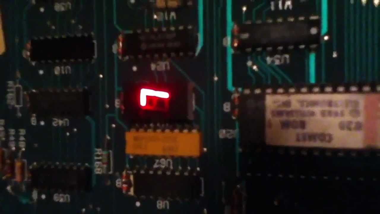 Williams Comet Pinball is Broken. Error code 7. Help please. YouTube