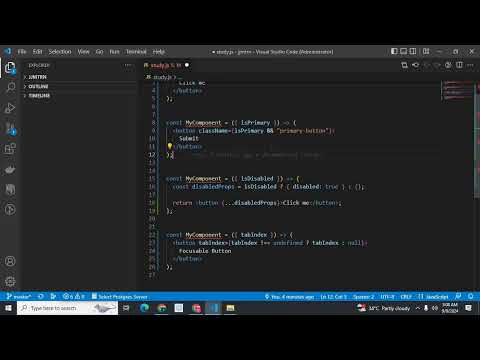 need to Add or Remove  Attributes Conditionally in React Components code example