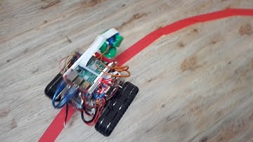 Computer vision line-following Robot on Raspberry Pi 3, Picamera and Arduino