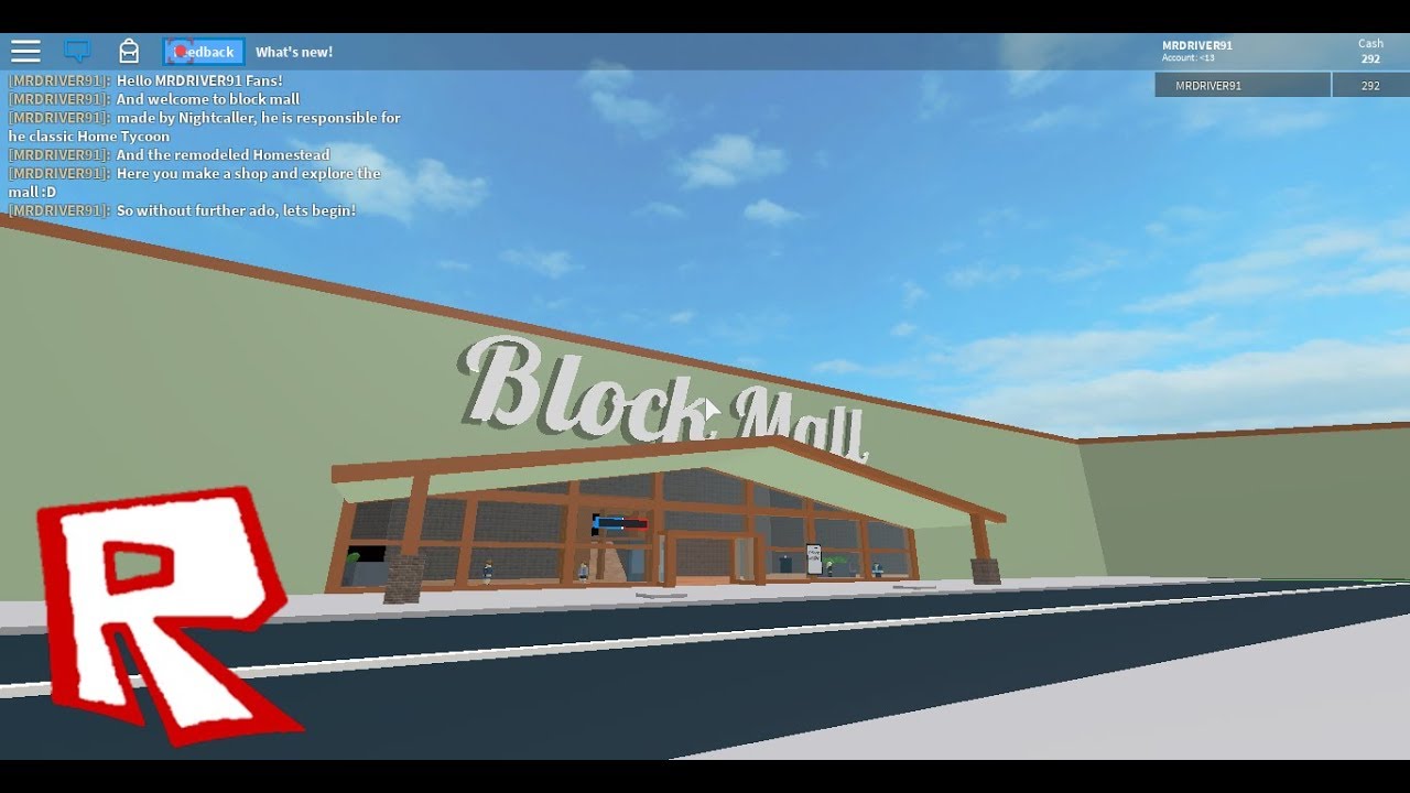 Making A Store In Block Mall Roblox Youtube - my house tour in homestead alpha roblox youtube