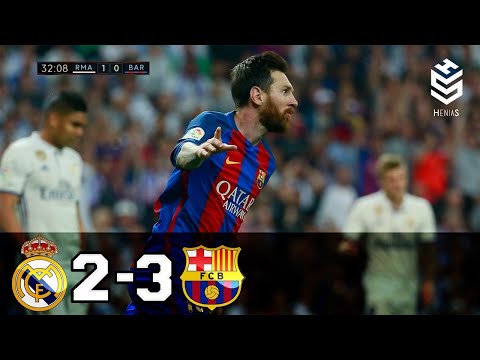 Real Madrid vs Barcelona 2 3 ● All Goals and Full Highlights ● English Commentary ● 23 04 2017 HD