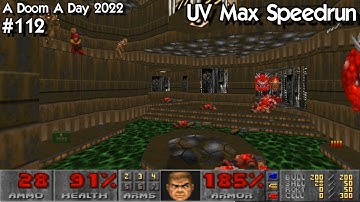 Doom 2 No Rest For The Living MAP02: "The Pain Labs" UV Max Speedrun 2:46 100% Kills / 100% Secrets