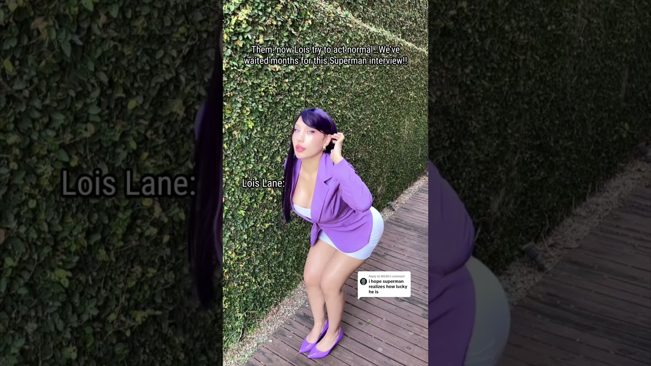 Superman interview gone wrong 😳 #superman #cosplay #cosplayer #dccomics #cosplaygirl