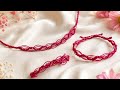 Beautiful Pink Macrame bracelet 🩷Easy handmade bracelet design ✨✨