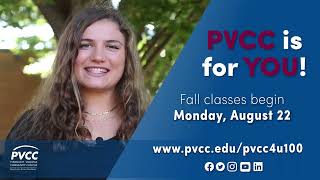 Why PVCC is for Me, Fall 2022