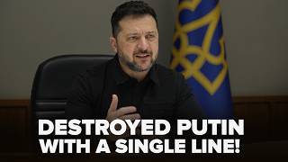 Zelensky DIDN'T HOLD BACK! Said everything he thinks about Putin. STUNNED with his statement