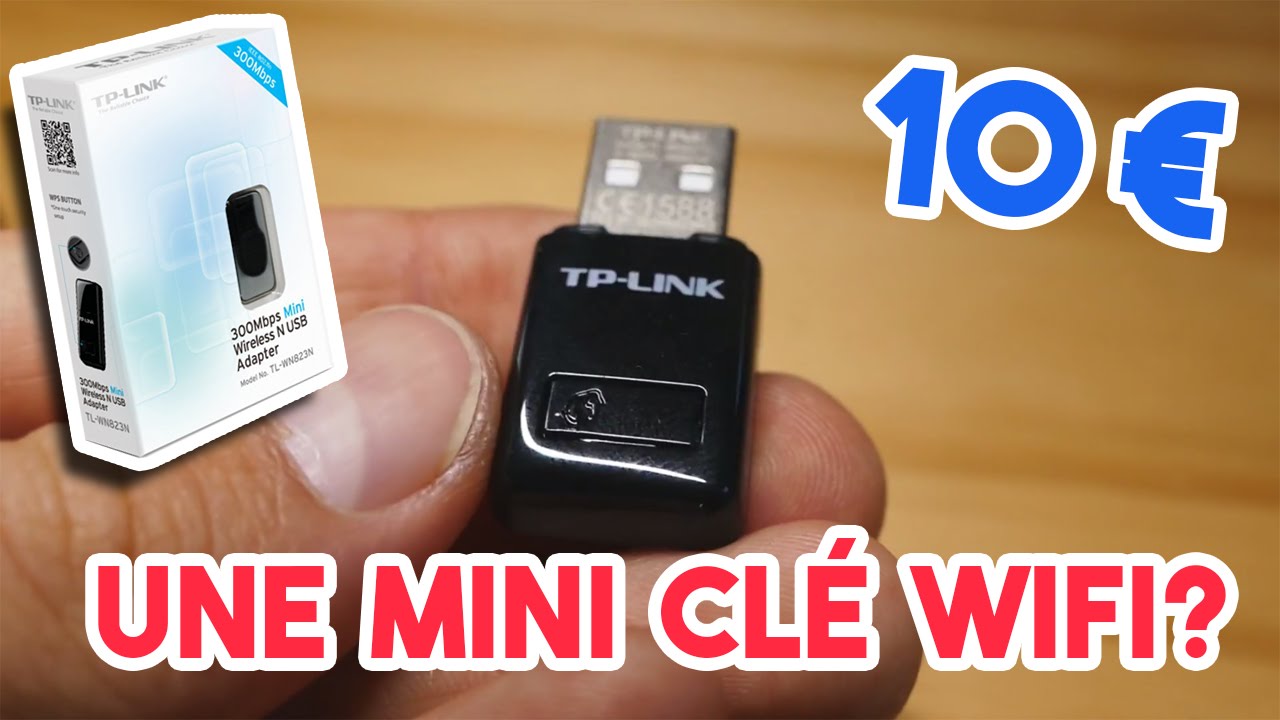 TP-Link TL-WN823N - Mini adaptateur USB WiFi N 300 Mbps - clé wifi Pas Cher