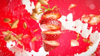 Strawberry 3D Animation video