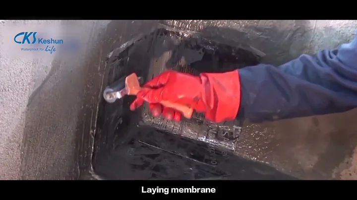 CKS Keshun Wet Applied Modified Bitumen Waterproof Membrane Application training|Basement|Roofing|