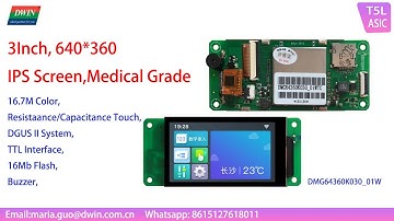 Model Show: 3Inch UART IPS Display, Medical grade, DMG64360K030-01WTC-----from DWIN Technology