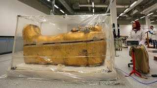 Sarg von Tutanchamun wird restauriert