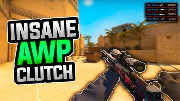 CSGO-3 Kills at mirage with awp blind shots