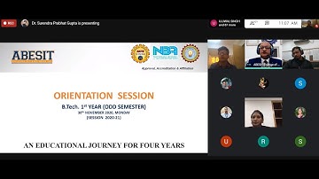 Orientation Programme for First Year Engineering Students (Academic Session 2020-21)