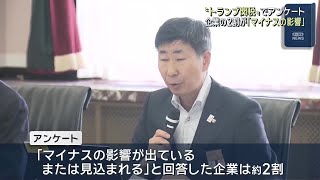トランプ関税で愛知県の企業2216社の約2割が「マイナスの影響」 県の対策本部がアンケート (25\/09\/17 12:01)