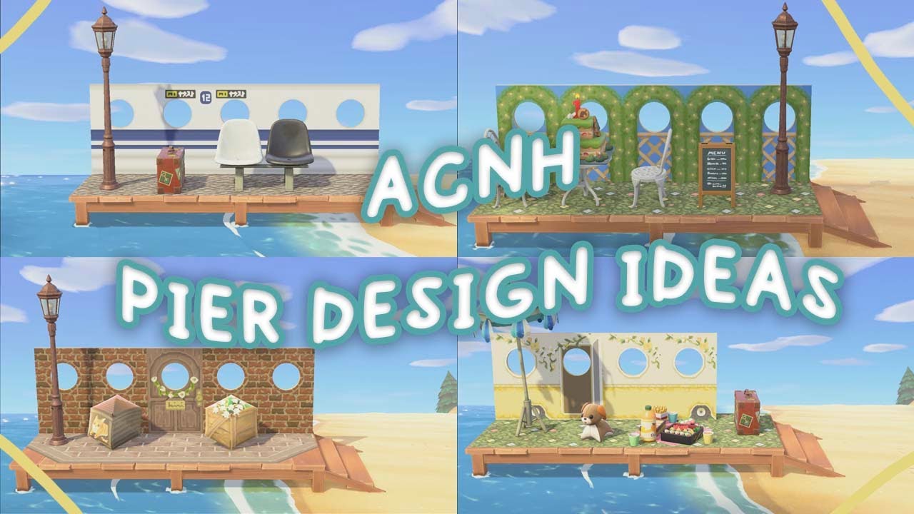 Ten Pier Design Ideas // Animal Crossing New Horizons 