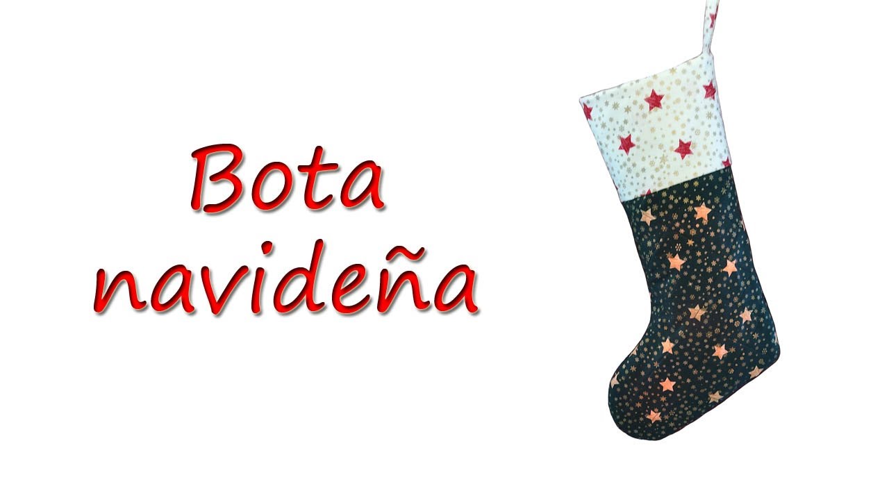 Cómo hacer 1 BOTA de NAVIDAD ✨(Patrones GRATIS)✨ - Christmas SOCKS