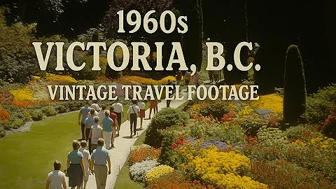 Vintage Victoria, BC: Parliament & Butchart Gardens (Late 1960s)
