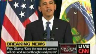 President Obama Remarks On Fort Hood Massacre