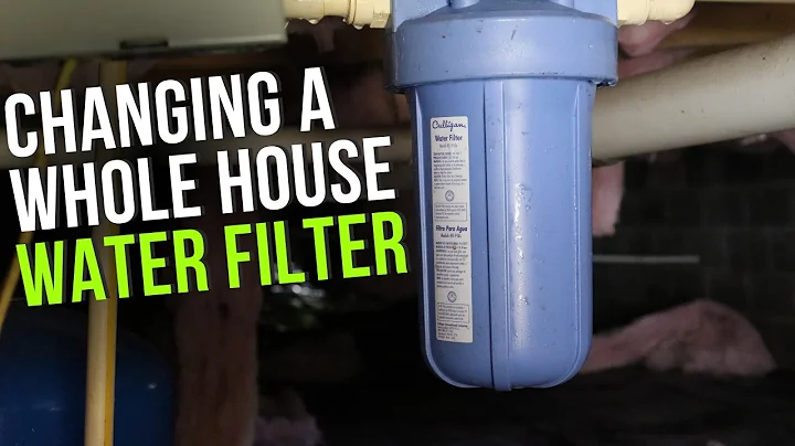 How to Change the Filter on a Whole House Water Filtration System